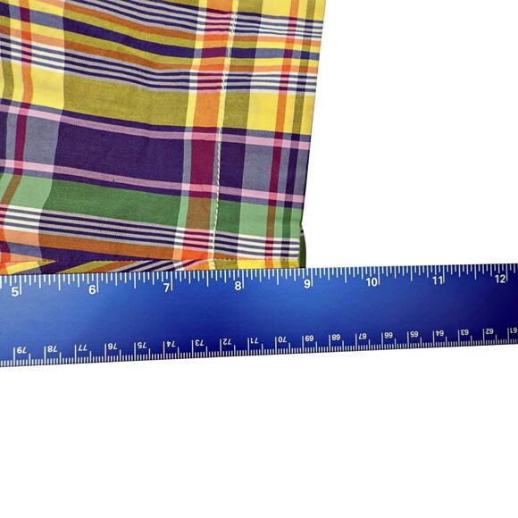 RLX Ralph Lauren Men's 32 Plaid Madras Performance Golf Wicking Stretch Shorts - Picture 7 of 7